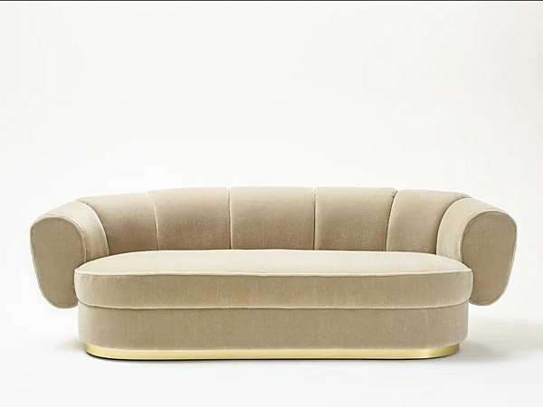 Dreisitziges Sofa aus Stoff mit weicher Rückenlehne MARIONI Grace  I0201 Fabrik MARIONI aus Italien. Foto №2