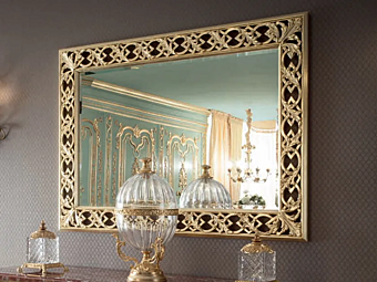 Rechteckiger Wandspiegel aus Glas Modenese Luxury Interiors 15622 Rechteckiger Wandspiegel aus Glas Modenese Luxury Interiors 15622 Fabrik MODENESE GASTONE aus Italien