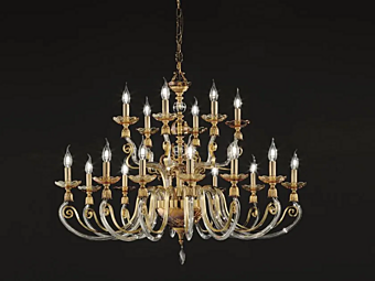 Kronleuchter mit Swarovski-Kristallen Lyra L12 6 Euroluce Lampadari