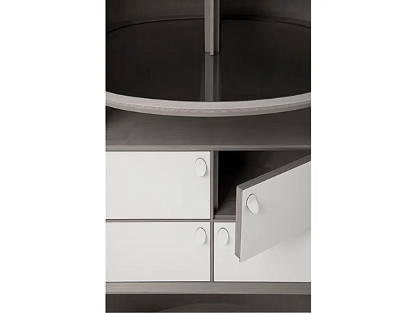 Holzschrank mit integrierter Beleuchtung GIORGETTI Houdini 50120, 50130 Fabrik GIORGETTI aus Italien. Foto №6