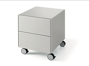 Büroschubladeneinheit mit Rollen aus Glas Gallotti&Radice AIR Büroschubladeneinheit mit Rollen aus Glas Gallotti&Radice AIR Fabrik Gallotti & Radice aus Italien