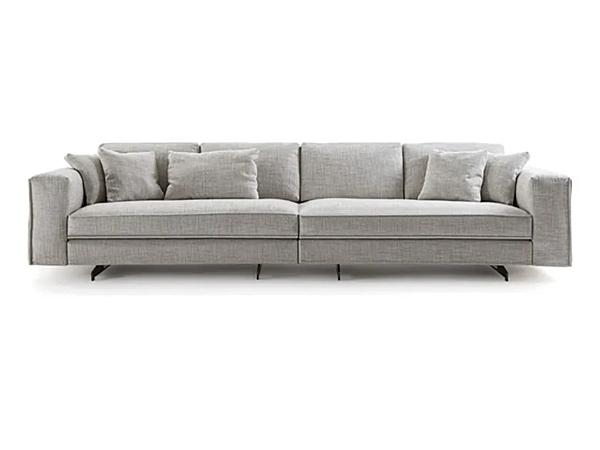 Ecksofa aus Stoff mit abnehmbarem Bezug Davis Twin Frigerio Fabrik Frigerio aus Italien. Foto №1