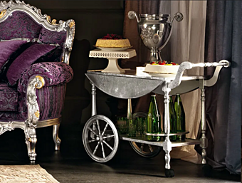 Küchenwagen aus Holz mit Ablagen Modenese Luxury Interiors 11641 Fabrik MODENESE GASTONE aus Italien