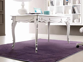 Schreibtisch mit Schubladen aus Holz CORTEZARI CHARLOTTE Fabrik CORTE ZARI aus Italien