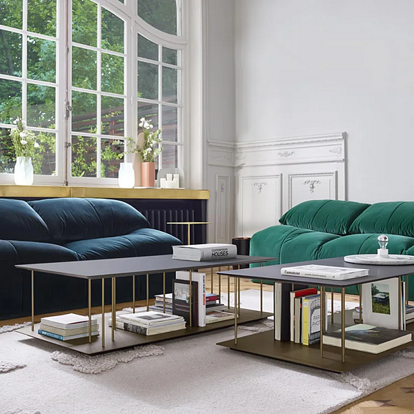 Dreisitzer Sofa aus Stoff mit abnehmbarem Bezug Plumy LIGNE ROSET Fabrik LIGNE ROSET aus Italien. Foto №2