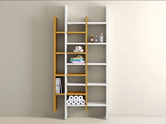 Holz-Wandregal für Badezimmer LAGO Lagolinea Fabrik LAGO aus Italien