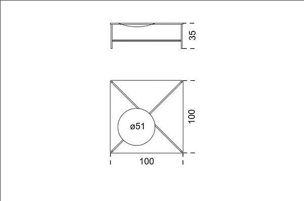Kaffeetisch aus Kristall mit quadratischer Tischplatte Golden Moon Gallotti&Radice Fabrik Gallotti & Radice aus Italien. Foto №4