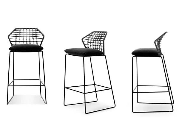 Gartenhocker aus hochwertigem Stoff SABA New York Soleil Fabrik SABA aus Italien. Foto №3