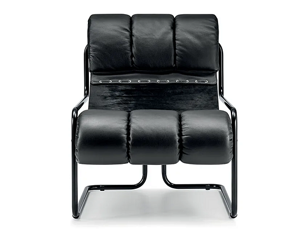 Lederarmchair mit Armlehnen I 4 Mariani Tucroma Fabrik i 4 Mariani aus Italien. Foto №2