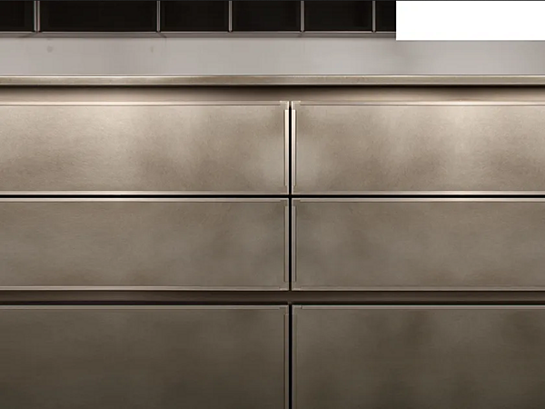 Holz Einbauküche mit integrierten Griffen GIORGETTI GK 02 Fabrik GIORGETTI aus Italien. Foto №8