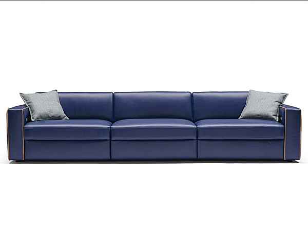 Dreisitzer Sofa mit gepolsterter Rückenlehne aus Stoff Egoitaliano Kuby Fabrik Egoitaliano aus Italien. Foto №1