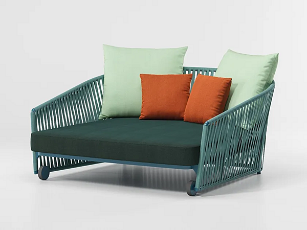 Gartenbett mit Rollen aus Aluminium KETTAL Bitta Lounge Fabrik KETTAL aus Italien. Foto №4