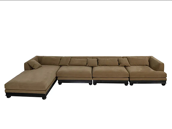 Modularer Baumwollsofa mit Chaiselongue Paris Extra CHELINI Fabrik CHELINI aus Italien. Foto №1