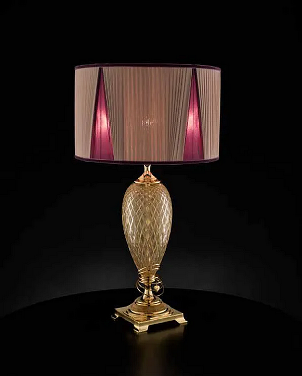 Kristall Tischlampe Secret LG1 Euroluce Lampadari Fabrik EUROLUCE LAMPADARi aus Italien. Foto №4