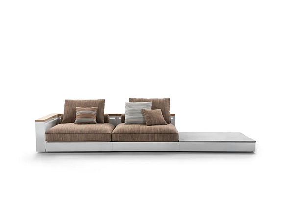 Ecksofa aus Stoff für den Garten FLEXFORM Freeport Fabrik FLEXFORM aus Italien. Foto №6
