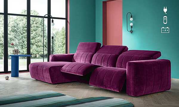 Couch Felis  "SOFTLIVING" KENSINGTON F02 Fabrik Felis aus Italien. Foto №10