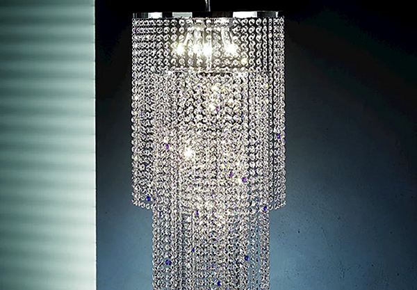 Kristallleuchter mit Sternen S14 aus der Kollektion Euroluce Lampadari Fabrik EUROLUCE LAMPADARi aus Italien. Foto №2