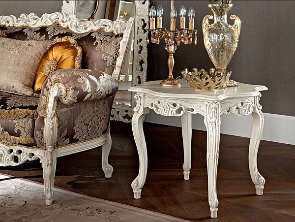 Quadratischer Couchtisch aus Holz MODENESE GASTONE 12620 für Wohnzimmer Fabrik MODENESE GASTONE aus Italien. Foto №1