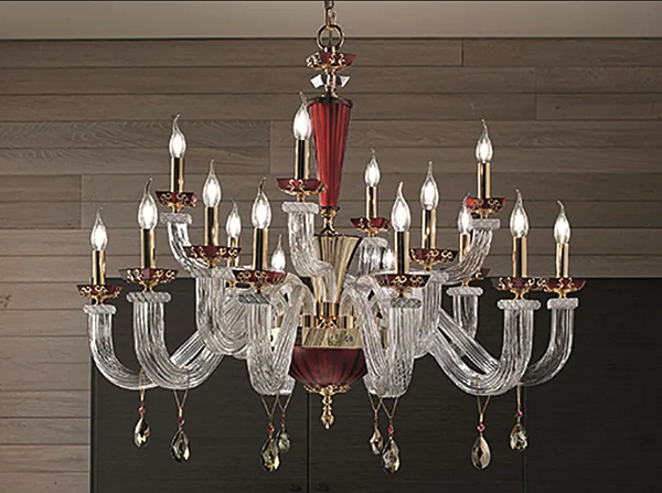 Kristalllüster mit Swarovski-Kristallen Museum L8 4 4 Euroluce Lampadari Fabrik EUROLUCE LAMPADARi aus Italien. Foto №2