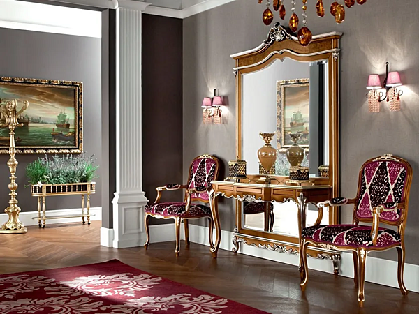 Wandmontierte Flureinheit aus Massivholz Modenese Luxury Interiors 12604 Fabrik MODENESE GASTONE aus Italien. Foto №3