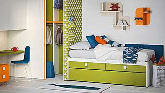 Bett Equipped platform bed
