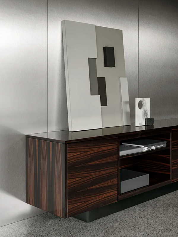 Walnuss Sideboard mit Türen i 4 Mariani CITY Fabrik i 4 Mariani aus Italien. Foto №4