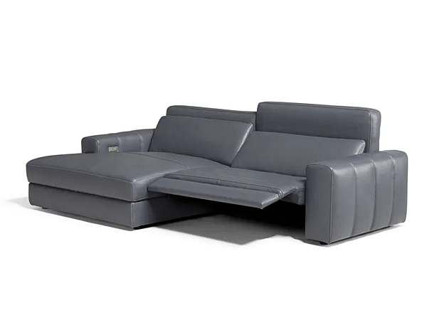 Modulares Ledersofa mit Chaiselongue Darlene Egoitaliano Fabrik Egoitaliano aus Italien. Foto №1