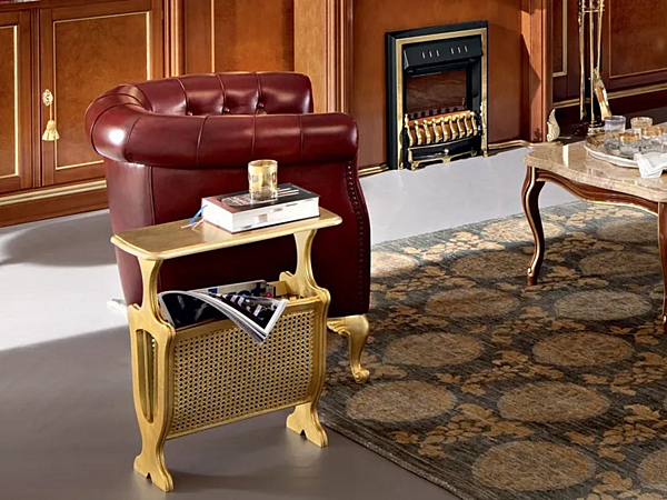 Zeitschriftenständer aus Holz Modenese Luxury Interiors 13633 Fabrik MODENESE GASTONE aus Italien. Foto №3