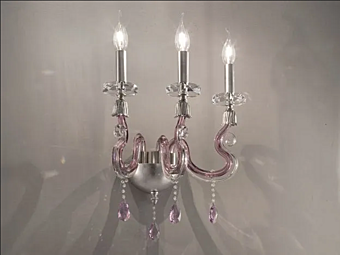 Wandleuchte mit Swarovski-Kristallen Euroluce Lampadari Iside A3