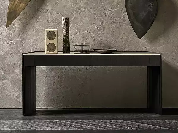 Rechteckiger Konsolentisch aus Esche Gallotti&Radice Athus Fabrik Gallotti & Radice aus Italien. Foto №2