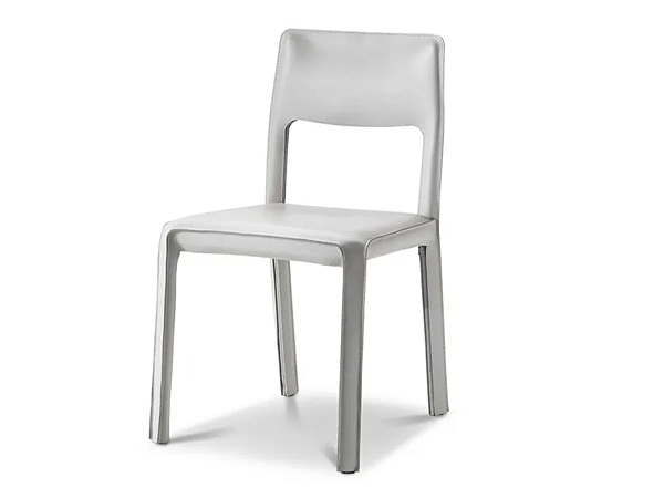 Tanned Leather Chair with Open Back Mary i 4 Mariani Fabrik i 4 Mariani aus Italien. Foto №1