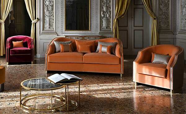 Couch DOMINGO SALOTTI Cleio Fabrik DOMINGO SALOTTI aus Italien. Foto №7