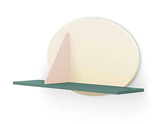 Wandunit Lippy aus Holz mit Stauraum Nidi Fabrik nidi aus Italien