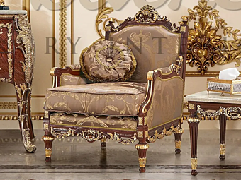 Stoffarmstuhl mit Armlehnen Modenese Luxury Interiors 14460 14460 Fabrik MODENESE GASTONE aus Italien