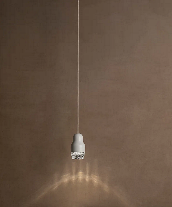 Pendelleuchte aus Glas und Aluminium Fedora AXOLIGHT Fabrik Axolight aus Italien. Foto №3