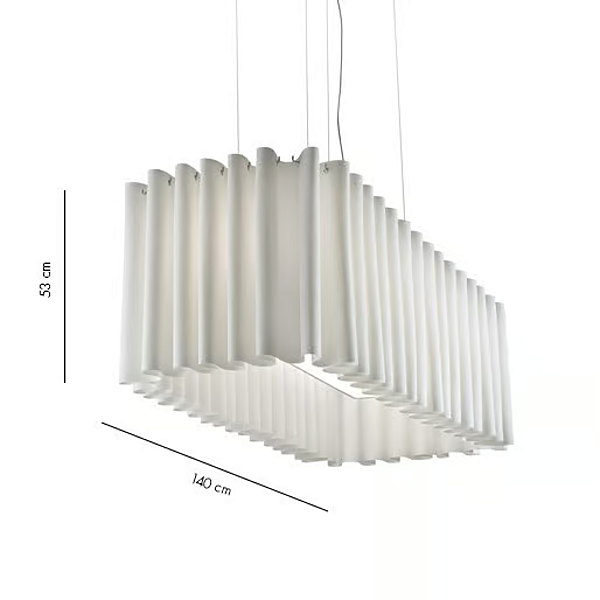 Pendelleuchte aus Trevira CS mit fluoreszierendem Licht AXOLIGHT Fabrik Axolight aus Italien. Foto №8