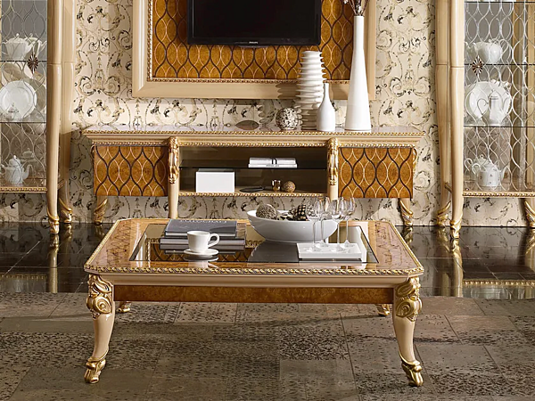 Quadratischer Couchtisch aus Holz A.R. Arredamenti Harmony 328 Fabrik A.R.ARREDAMENTI SRL aus Italien. Foto №2