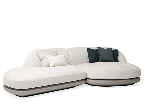 Ecksofa aus Stoff mit weicher Rückenlehne GIORGETTI VESPER Fabrik GIORGETTI aus Italien. Foto №1