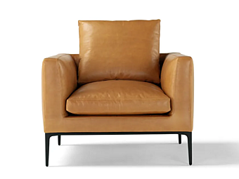 Lederarmchair mit Armlehnen AMURA Leonard AM024 010 Lederarmchair mit Armlehnen AMURA Leonard AM024 010 Fabrik AMURA aus Italien