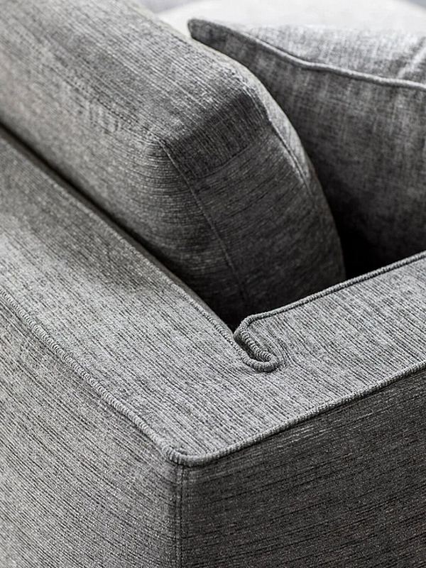 Ecksofa aus Stoff mit weicher Rückenlehne Flou Icon Fabrik Flou aus Italien. Foto №15