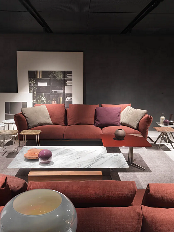 Dreisitzer Stoffsofa mit weicher Rückenlehne FLEXFORM Ambroeus 29405 Fabrik FLEXFORM aus Italien. Foto №3
