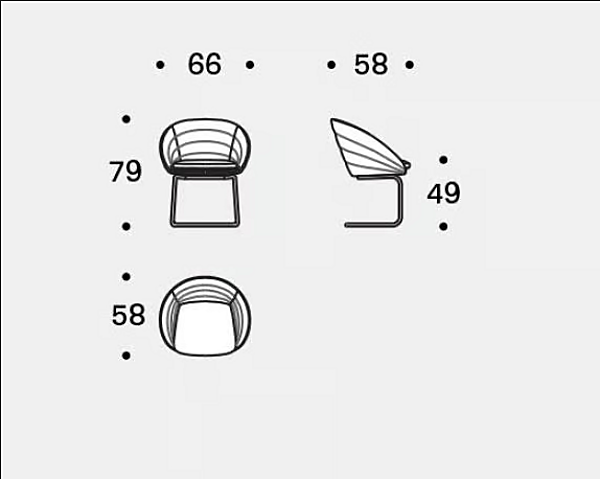 Stoffstuhl mit floralem Design Saba Petite Fleur Fabrik SABA aus Italien. Foto №12