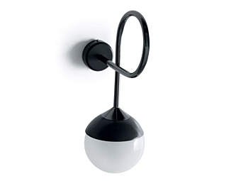 Wandleuchte aus Glas und Eisen mit LED CORTEZARI NODE 1494 Wandleuchte aus Glas und Eisen mit LED CORTEZARI NODE 1494 Fabrik CORTE ZARI aus Italien