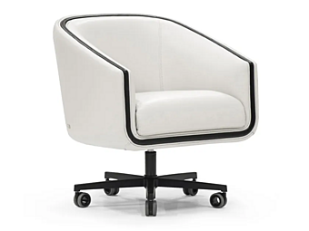 Polsterstuhl mit Rollen Dallas FORMITALIA Fabrik FORMITALIA aus Italien