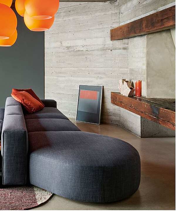 Couch TWILS T-Pad COMP. 5 Fabrik TWILS (VENETA CUSCINI) aus Italien. Foto №3