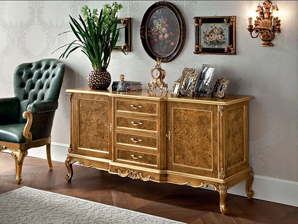 Massivholz Sideboard 12667 Modenese Luxury Interiors Fabrik MODENESE GASTONE aus Italien. Foto №1