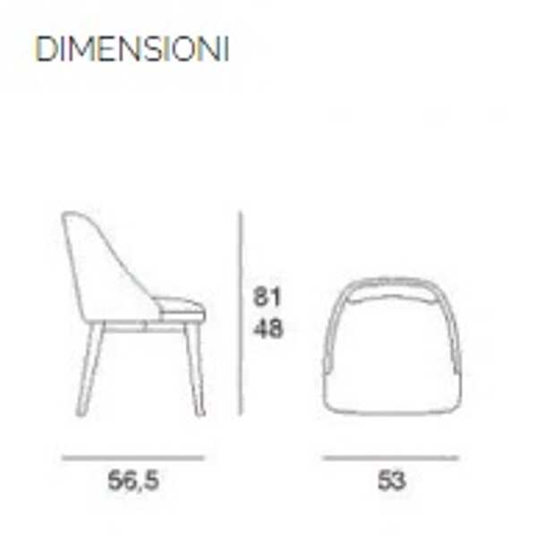 Der Stuhl PACINI & CAPPELLINI 5433 Fabrik PACINI & CAPPELLINI aus Italien. Foto №5