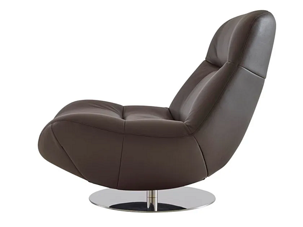 Drehbares Lederarmchair Manarola LIGNE ROSET 14090205 Fabrik LIGNE ROSET aus Italien. Foto №3