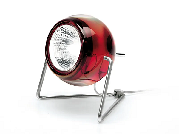 Verstellbare Tischlampe in Beluga-Farbe Fabbian Fabrik Fabbian aus Italien. Foto №4