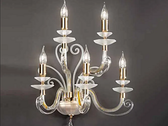 Wandleuchte aus Kristall mit Swarovski-Kristallen Alicante Charm A5 Euroluce Lampadari
